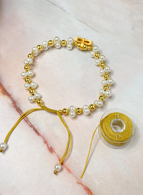 0.3mm70号玉线7米装 极细绑吊坠专用线 穿珍珠米珠编手链戒指细线