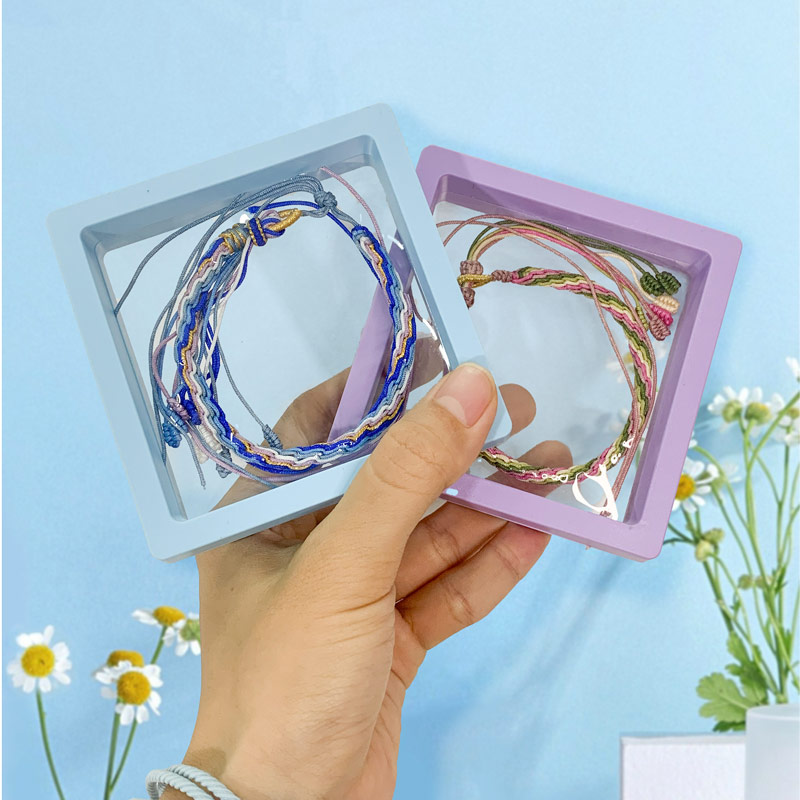 新配色多巴胺香芋紫晴空蓝悬浮盒