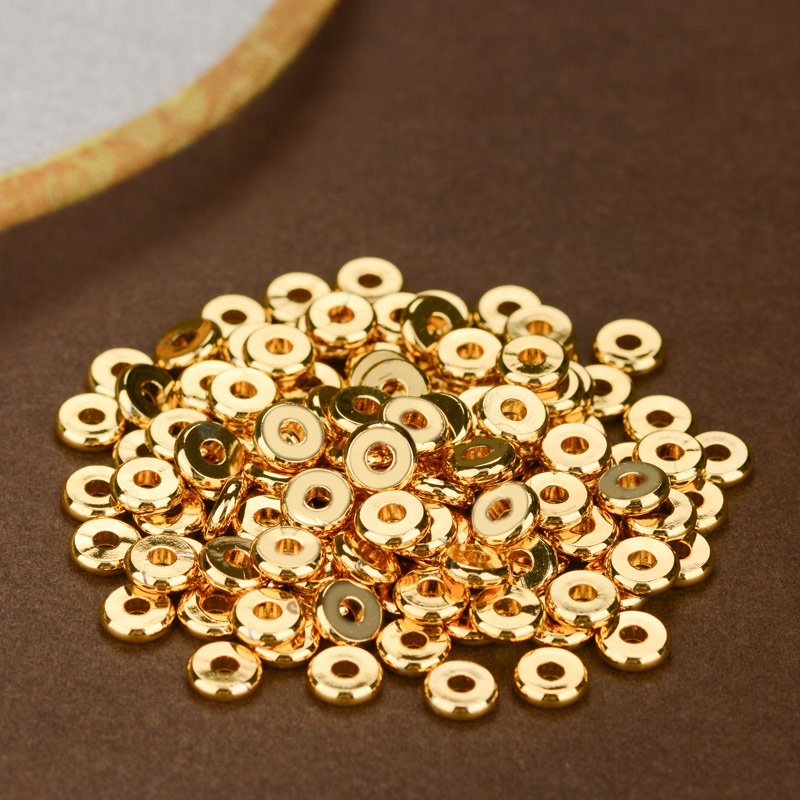 18k包金隔片30片文玩手串配饰