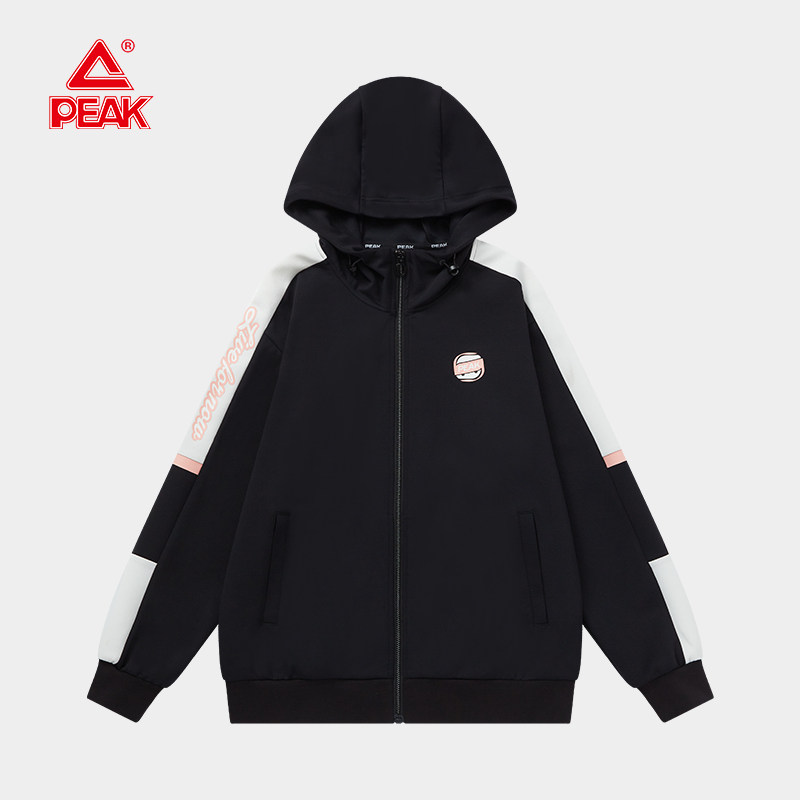 匹克连帽开胸卫衣女士2025春时尚长袖宽松休闲运动外套 F6231182,男装,卫衣,淘宝优惠券,粉丝福利购,淘宝优惠卷