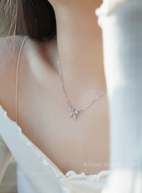 予月有音/蝴蝶项链女款高级感