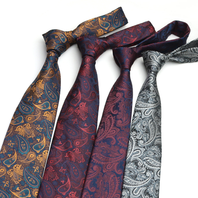 涤丝提花领带男士商务休闲礼服