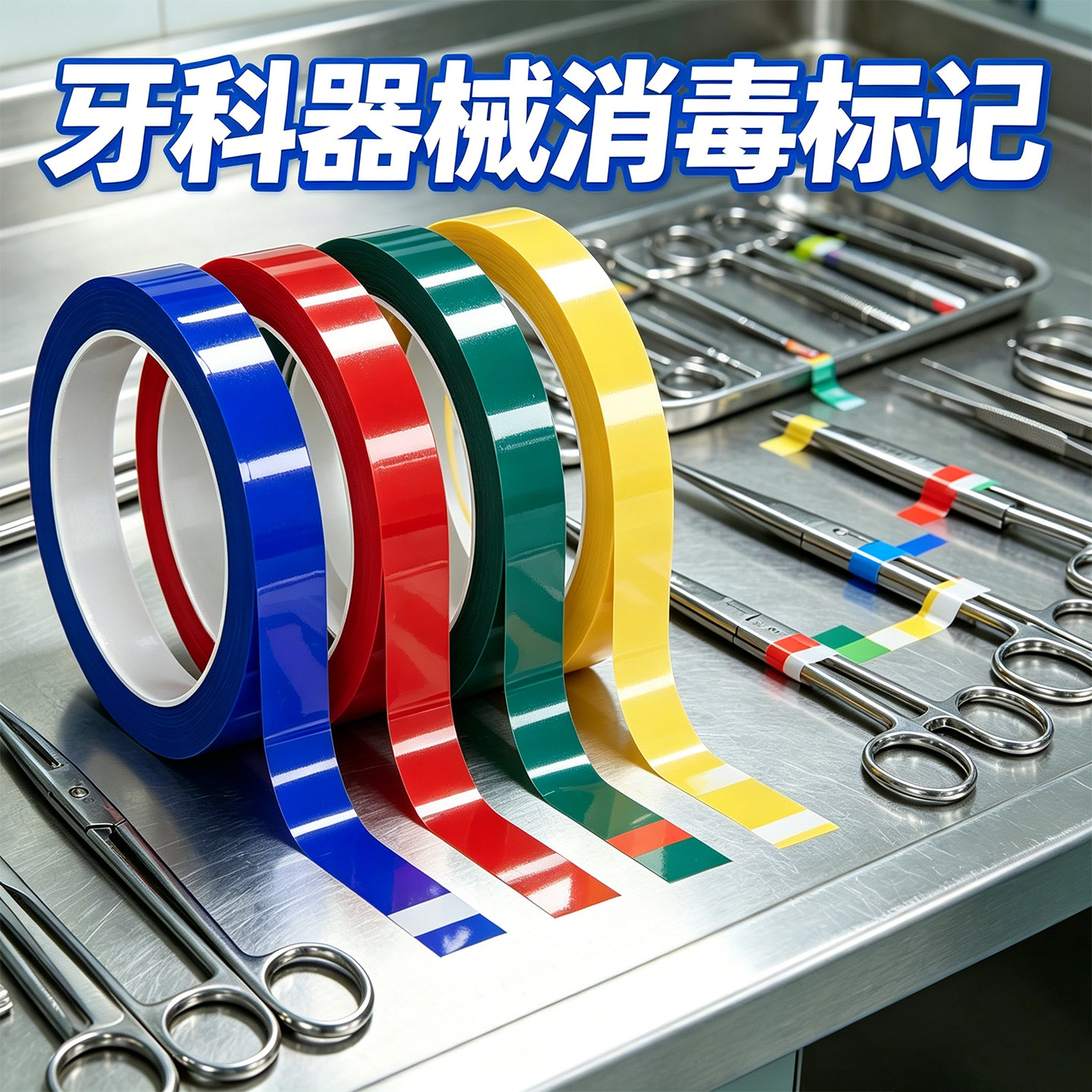 米乐奇口腔牙科器械标识胶带图片