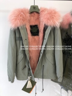 mr mrs Italy 皮草夫妇新款 迷迭香粉狐派客服