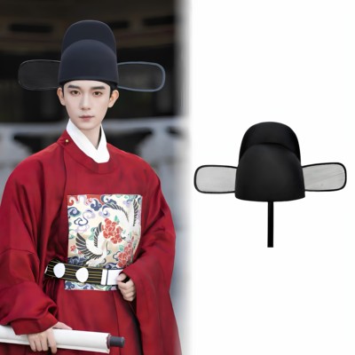 明制乌纱帽男士古代唐宋官帽翼善冠汉服飞鱼服锦衣卫新郎状元帽子