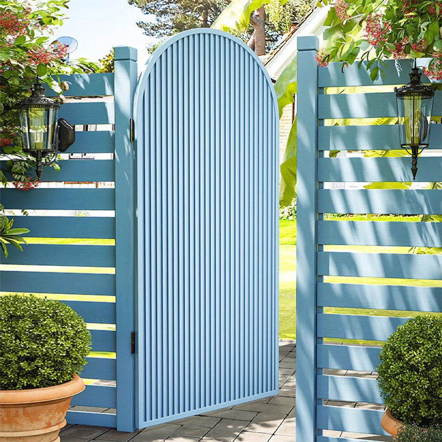 新品户外庭院防腐木栅栏小门小院花园围栏门入户护栏带门篱笆门口