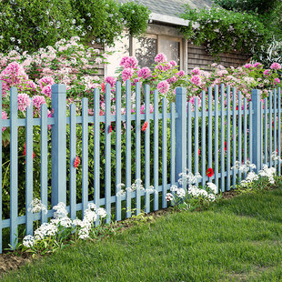 庭院围栏户外防腐木栅栏门实木质草坪栏杆绿化带篱笆花园木头护栏