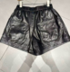 真皮短裤 进口油蜡头层绵羊皮短款 皮裤 秋冬新款 阔腿A字皮裤