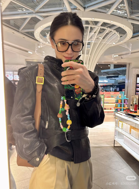 真皮皮衣女短2025秋冬进口头层绵羊皮夹克外套泡皮机车服宋佳同款