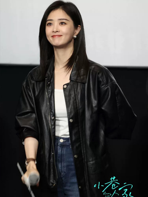 2025新款真皮皮衣女进口全植鞣头层绵羊皮中长款风衣外套蒋欣同款