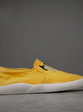 帕达索豆豆鞋男2022年新款夏季帆布布鞋一脚蹬懒人乐福鞋潮90532