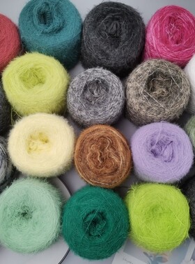 迷恋袜子线 织袜子的线仿水貂绒 50克一团 保暖柔软 手工棒针编织