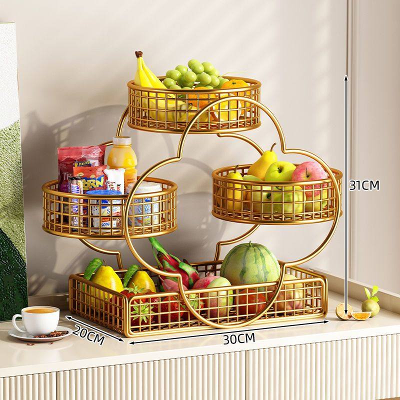 果盘客厅茶几家用多层水果盘水果置物架摆放零食盘带纸巾架水果篮,餐饮具,果盆/果盘/果篮,淘宝优惠券,粉丝福利购,淘宝优惠卷