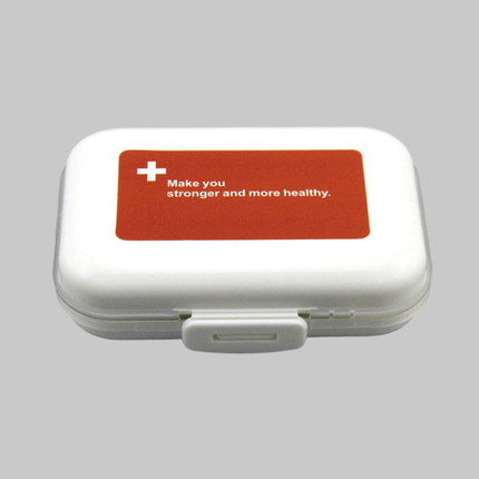 日式旅行大容量小号药盒便携式一周星期药品分装7天随身密封收纳
