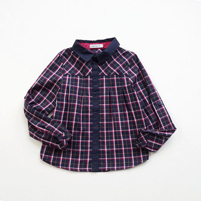 Chemise fille à manche longue - Ref 2086212 Image 1