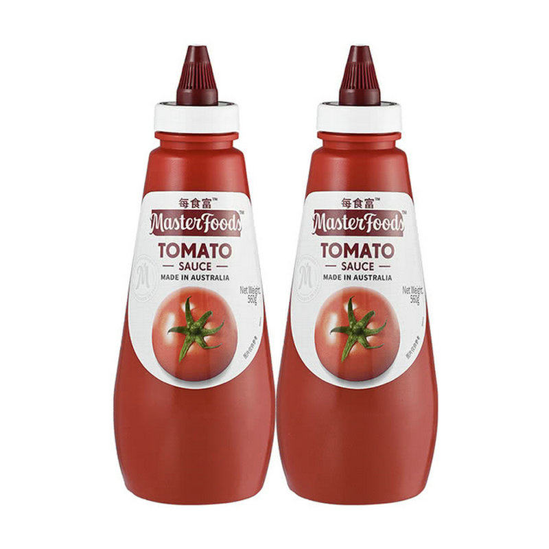 包邮澳洲原装进口Masterfoods每食富番茄调味酱意面薯条560ML瓶