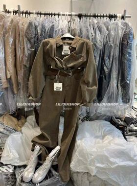 MH家 套装女2025秋季韩版时尚百搭宽松贴标牛仔外套长裤两件套