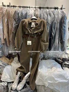 MH家 套装女2025秋季韩版时尚百搭宽松贴标牛仔外套长裤两件套