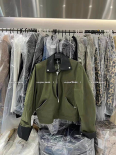 韩版 复古风拼接皮领加棉时尚 2026冬季 新款 短外套女 女装 MH家