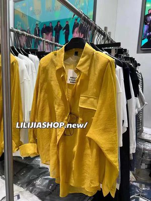 MH家 2025夏季新款韩版时尚百搭显瘦防晒衬衫女设计感小众上衣