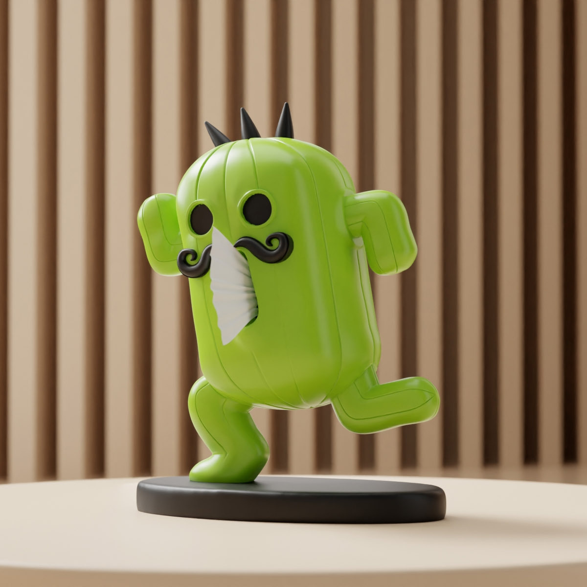 仙人掌先生纸巾盒家用客厅高档轻奢抽纸收纳盒桌面创意萌趣餐巾纸