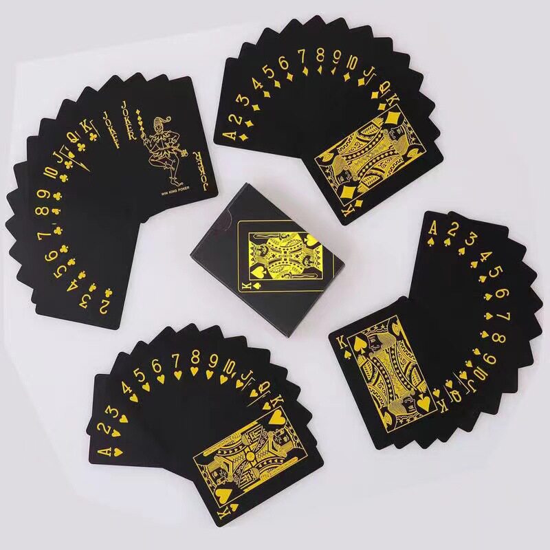 花切扑克德州扑克牌塑料PVC防水耐折耐磨创意魔术道具扑克牌图片