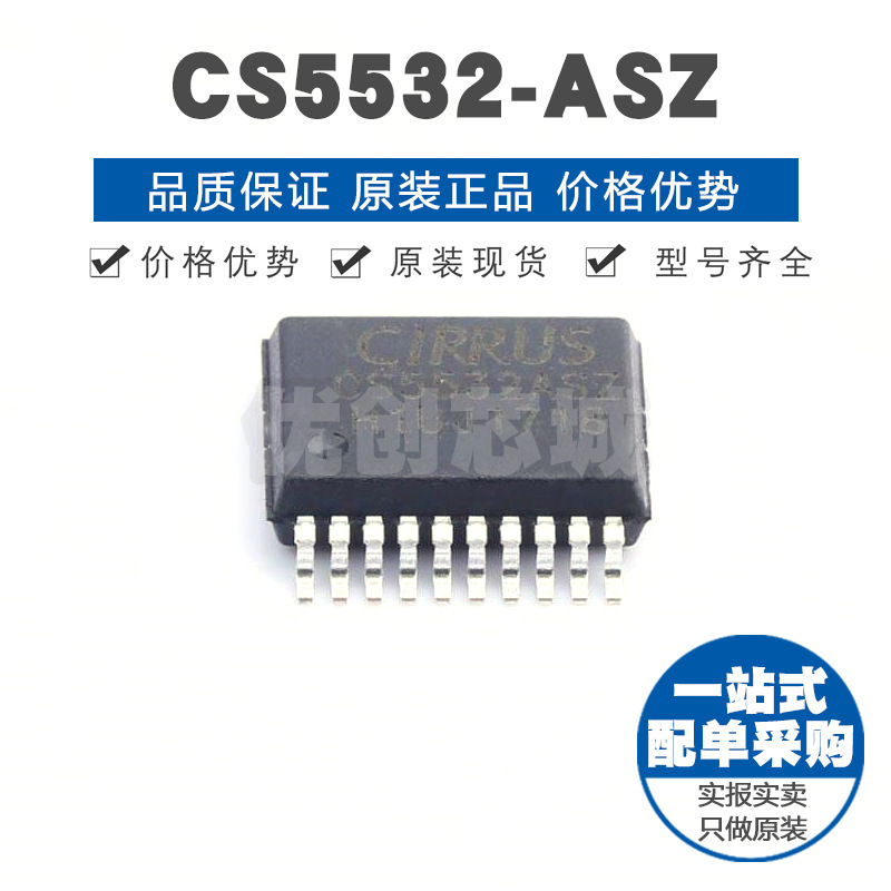 CS5532-ASZ 封装SSOP20 ADC数模转换芯片集成电路IC 提供BOM配单