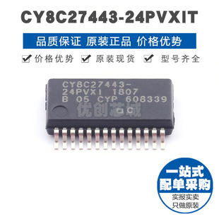 微控制器芯片IC CY8C27443 24PVXIT SSOP28 提供BOM配單 全新原裝