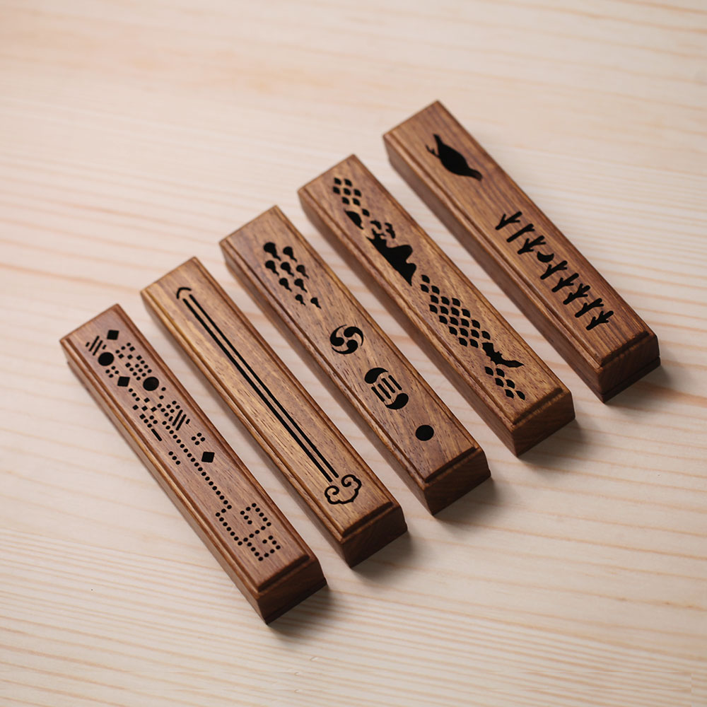 花梨木短款镂空用品居室卧香炉