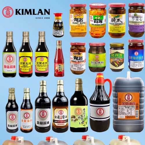 台湾进口金兰酱油油膏小菜