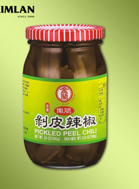 台湾进口金兰剥皮辣椒450g