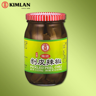 台湾进口金兰剥皮辣椒瓶装宝岛特产炒菜高汤脆爽宝岛美食小吃煲汤