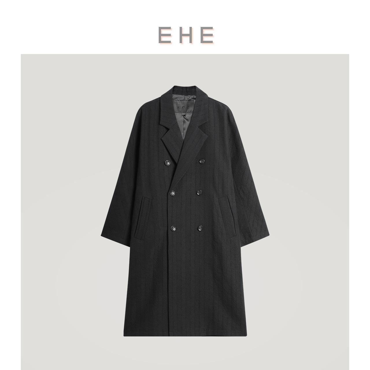 ehe男装2024冬季新款毛呢大衣