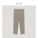 EHE男装 男微弹春夏新款 亚麻轻薄透气舒适时尚 直筒百搭梭织休闲裤