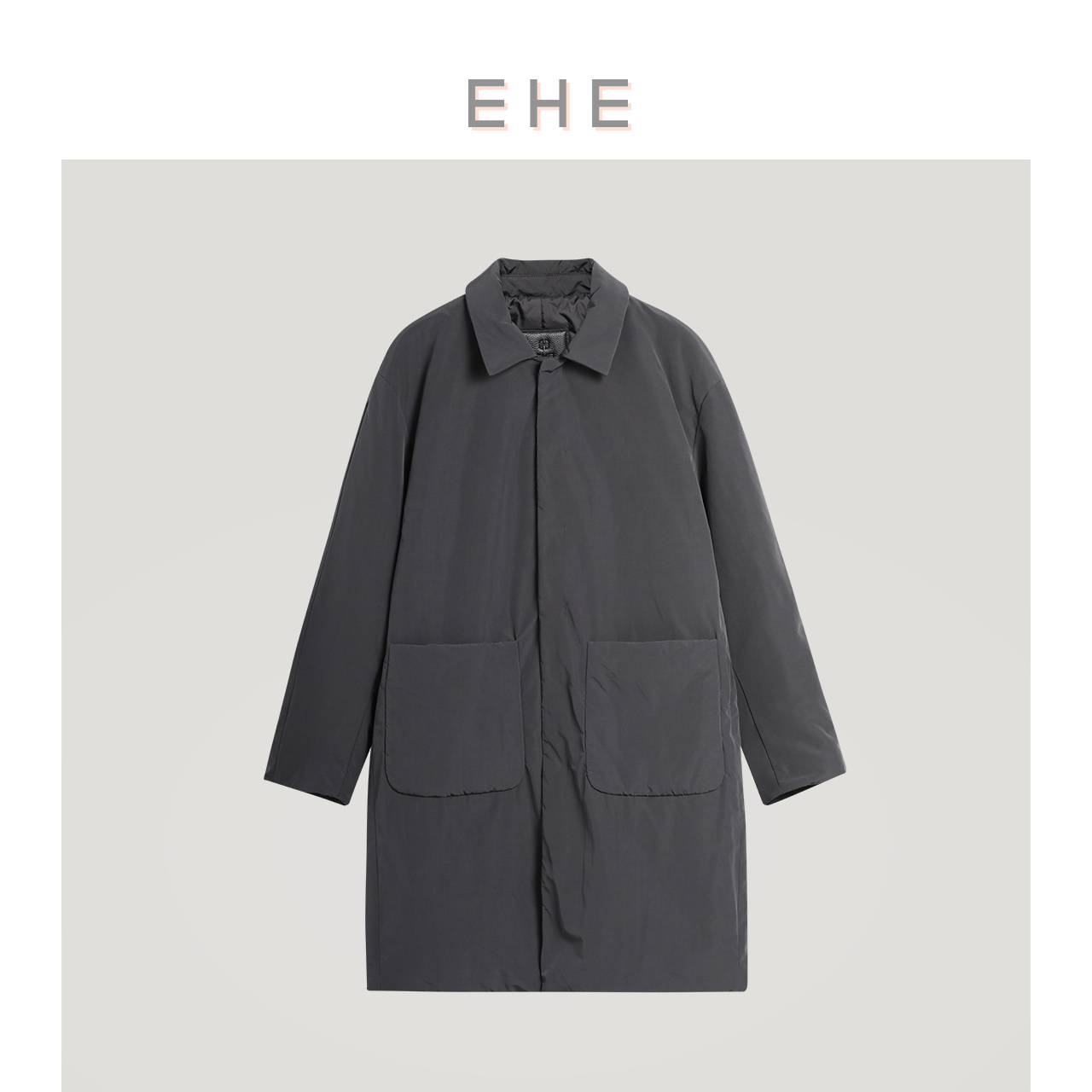 EHE中长款1-R40气凝胶夹棉风衣