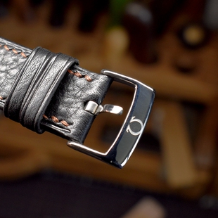 欧米茄不锈钢针扣原厂皮表带配件适用于蝶飞海马300超霸等多尺寸