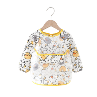 罩衣宝宝男女幼儿园辅食吃饭防水防脏婴儿饭兜围兜儿童反穿衣围裙