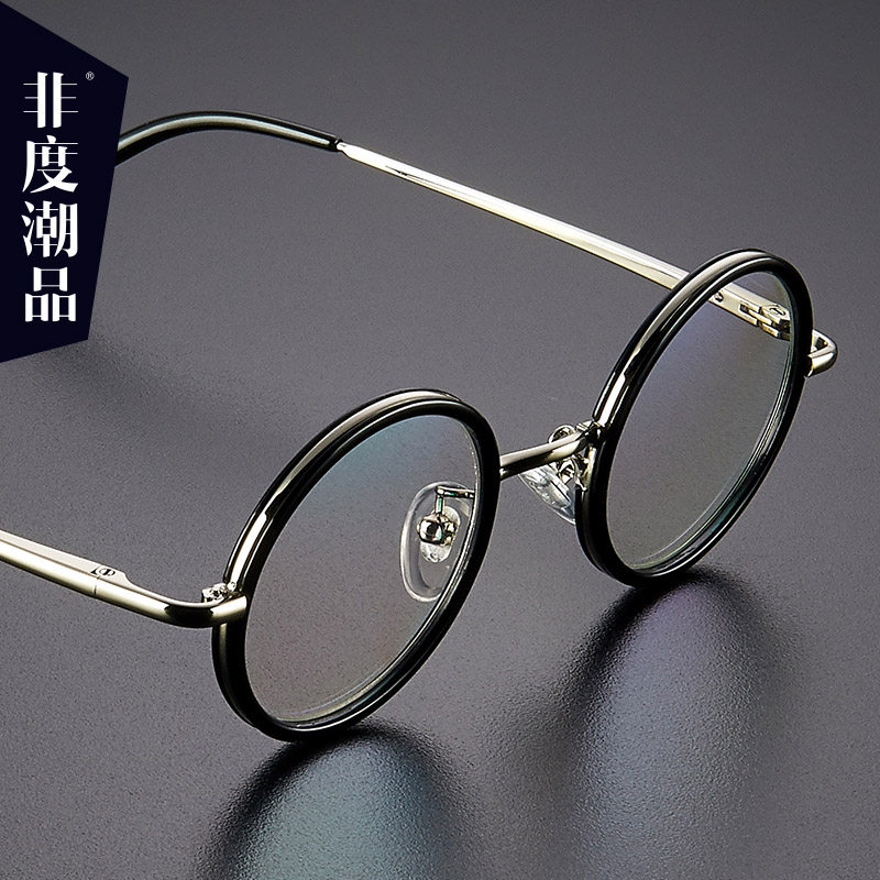 复古圆形老花镜男超轻树脂高清时尚老光眼镜女高档品牌正品老化镜