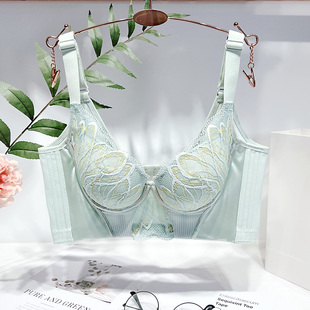 调整型内衣女加厚杯小胸聚拢收副乳文胸塑型矫正防下垂五排扣胸罩