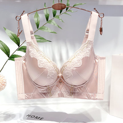 美容院品牌调整型内衣女收副乳聚拢文胸矫正防下垂小胸加厚杯胸罩