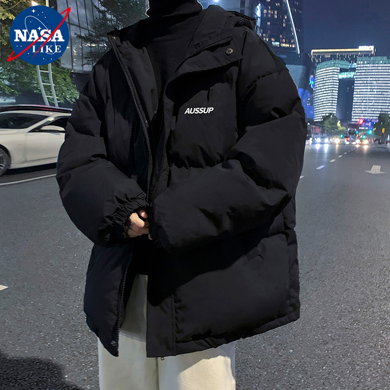 NASA棉衣男士冬季加厚外套羽绒棉