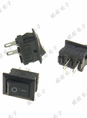 10*15 小船型开关 KCD1-101 117S 10*15MM 250VAC/3A 两脚 2P