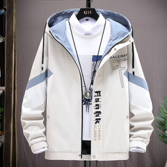 New spring wear, thin style, Hong Kong style, Japanese Hooded Jacket, men's student coat