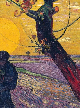 香港进口迷你500片新款减压智力拼图梵高印象派名画撒种的人sower