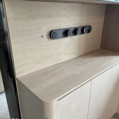 德利丰岩板玄关柜台面餐边柜面板佛山工厂直发可定制尺寸测量安装