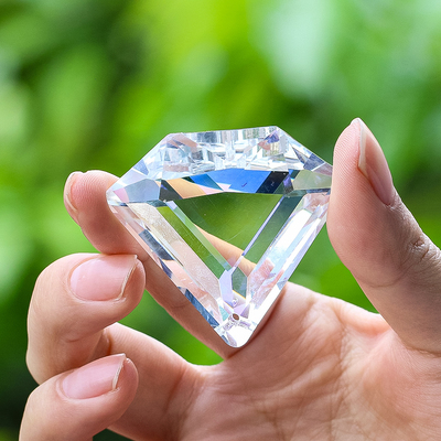 多面棱镜水晶吊坠挂件配饰装饰品