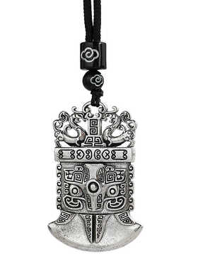 双面斧头白铜钺权杖妇好泰银