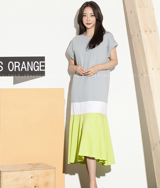 711º«¹ú´ú¹ºorange-flower¹ÙÍøÕýƷпî¶ÌÐä´¿ÃÞÖг¤¿îÆ´É«Á¬ÒÂȹ