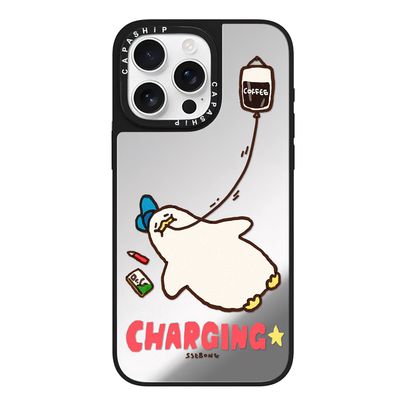 C家适用苹果15iPhone14plus16镜面13promax磁吸17可爱7SSEBONG呆萌鸭xr手机壳12防摔11新款xs高级感保护套ti