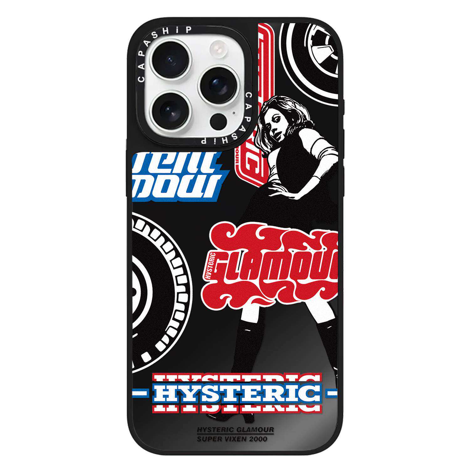 CASE适用苹果15iPhone14plus16黑色镜面13pr